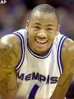 Antonio Burks was all smiles <br> when he learned he <br> was going to be a <br> member of the Grizzlies' <br> organization.