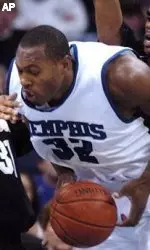 Joey Dorsey hangs on to a rebound against Purdue. (AP Photo)