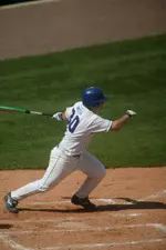 Senior catcher Eric Smith homer to right centerfield in his final plate appearance as a Tiger.