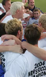 The No. 27 Memphis men's soccer team gets ready for the 2005 season after winning the C-USA Tournament last year.