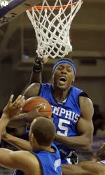 Joey Dorsey had nine rebounds and six blocks in addition to 14 points in Wednesday's victory.