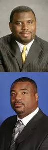 Tommie Robinson (top) and Kenny Ingram were announced today as new Tiger assistant coaches.