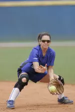Laura Mahoney had a three-run double to break game one open