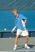 Bryan Bankester scored Memphis' lone point, with a straight set win at No. 6 singles.