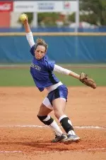 Jenna Kubesch allowed no earned runs in game two, but took the hard-luck loss