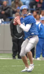 Junior transfer Martin Hankins earned the starting quarterback job for the season opener with Ole Miss.