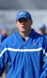 Clay Helton has been elevated to offensive coordinator.