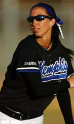 Senior center fielder Lindsey Pridgen hit a two-run home run in a 6-1 Memphis win over Southern Miss.