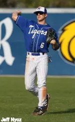 Ben Grisham picked up his third C-USA win after striking out six in 7.2 innings as Memphis won its sixth consecutive game, 5-3 over Marshall.