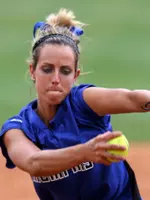 Jenna Kubesch took a perfect game into the ninth inning, but the Tigers fell to East Carolina in the 10th, 1-0.