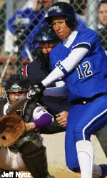 Senior Lindsay Kelso hit two doubles in the Tigers' season opener against Illinois.