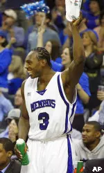 Joey Dorsey and Memphis are a No. 1 seed for the second time in three years. (AP Photo/Lance Murphey)