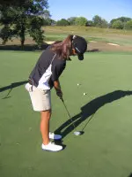 Alexa Porter shot a team-best 77 in round two of the John Kirk/Panther Intercollegiate.