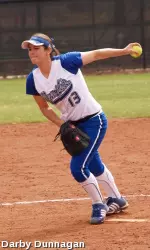 Freshman LHP Janelle Valle pitched a four hit shutout against Southern Miss on Saturday.
