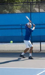 Jimmy Khougassian (above) and his Tiger teammates will not play Murray State Friday, and will have their Middle Tennessee match moved to Apr. 11th.