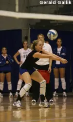 Christine Bach made history in the Tigers' loss to IUPUI. The Tiger libero made a program-record 37 digs.