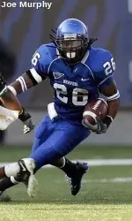 Senior Curtis Steele logged 107 yards rushing in a 31-21 loss to UAB.