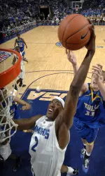 Robert Dozier had 18 points and 14 rebounds.