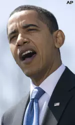 President Obama speaking on Wednesday in Washington (AP Photo/Evan Vucci)