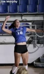 Emily Underwood finished among the nation's top-10 in blocks per set in 2008.