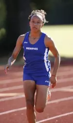 Jasmine Darden helped lead the Lady Tigers to a third place finish at the Rhodes Invitational