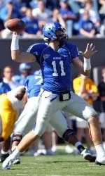 Quarterback Ryan Williams was 11-of-21 passing for 237 yards and two touchdowns against the Golden Eagles.