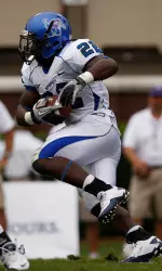 Freshman Jerrell Rhodes had a 22-yard touchdown run in a 48-7 loss to Tulsa.