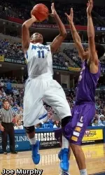 Wesley Witherspoon led Memphis with 28 points and a career-high 14 rebounds.