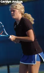 Kelly Gray teamed with Courtney Collins to pick up their fourth doubles victory of the season