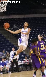 Brittany Carter scored 31 points in the loss at Appalachian State Sunday afternoon.