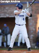 Tyler Huelsing tied a program record with three home runs on Saturday.