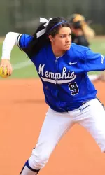 Senior Vanessa Walle had two home runs and pitched a complete-game victory in the Tigers' 6-1 win against Tulsa earlier this year. Memphis will play Tulsa in the opening game of the C-USA Tournament on Thursday.