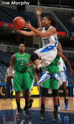 Carter finished with 23 points and four rebounds despite first half foul trouble.