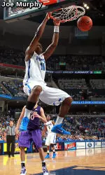 Tarik Black scored 12 points and grabbed seven rebounds in the Tigers' 61-58 victory.