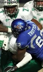 Frank Trotter led a Tiger defense that forced six turnovers and recovered four fumbles