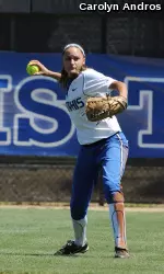 Lelani Bernardino threw out a FIU base runner attempting to score
