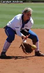 Alyssa Palmieri went 3-for-3 with two doubles and one RBI.