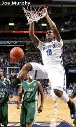 Tarik Black recorded his first career double-double with 24 points and 11 rebounds.