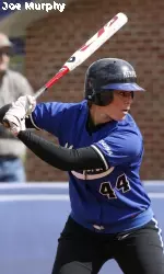 Kailey Kassner hit season's second home run, Sunday, against the Thundering Herd.