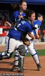 Senior catcher Keanah Prestridge had one of two hits for Memphis in a 7-0 loss to Tulsa on Sunday.