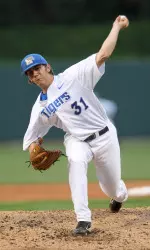 Freshman Sam Moll struck out eight in seven innings for his second win.