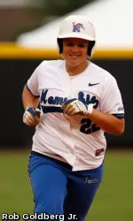 Jessica Phillips hit her 15th home run of the season in a 5-1 loss to East Carolina.