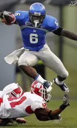 Billy Foster totaled 180 all-purpose yards in a 27-6 Memphis victory over Austin Peay.