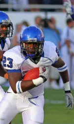 Terrence Thomas led the Memphis defense with a career best 13 tackles and had a forced fumble.