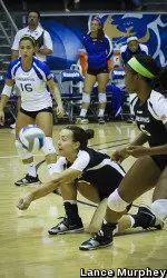 Maja Kostic recorded her second double-double of the season.