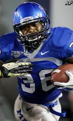 Brandon Hayes totaled 115 yards and two touchdowns in Memphis' 42-24 win over Southern Miss.