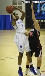 Asianna Fuqua-Bey finished with a career-high nine rebounds and four steals while playing the full 20 minutes of the second half Sunday.