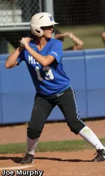 Freshman Kassy Dunn went 2-for-3 with a home run in an 8-5 loss to Indiana.