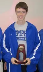Sophomore Dan Hermsmeier gunned scores of 99-97-97-91-96-96--576-24* at the NCAA Rifle Championship, over the weekend.