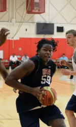 Shaq Goodwin scored four points, grabbed five boards in title game win over Brazil Wednesday.